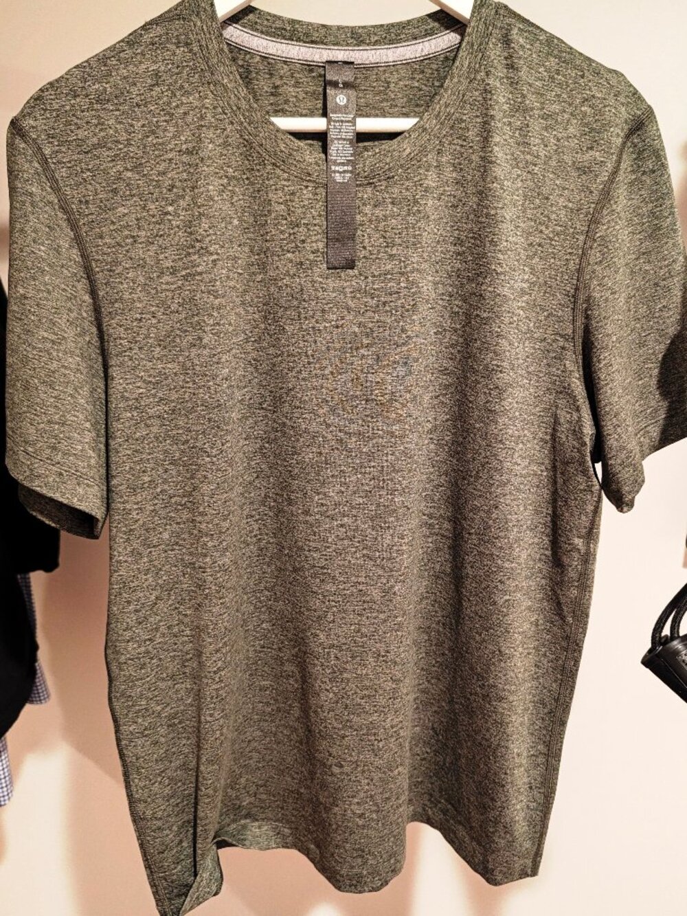 Lululemon Soft Jersey Short Sleeve Tee Heather Gray L